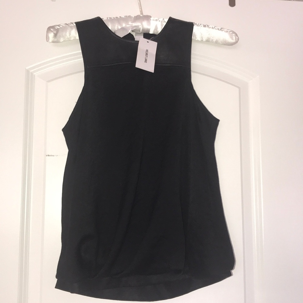 Helmet Lang leather top